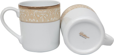 

Lakline Mug Set - 80139 Porcelain Mug(Pack of 2), White
