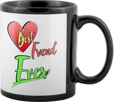 

SKY TRENDS World's Best Gifts For Valentine Girlfriend Boyfriend Friend Husband Wife Anniversary & Birthday Design Code 064 Ceramic Mug(325 ml), Black