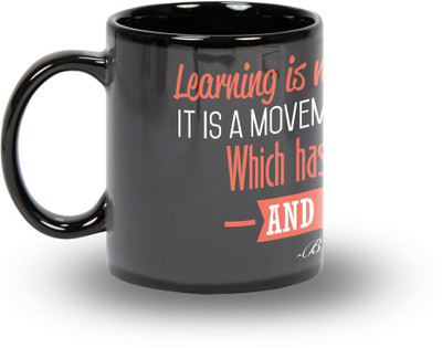 

Posterboy Learning - Bruce Lee Ceramic Mug(350 ml), Multicolor