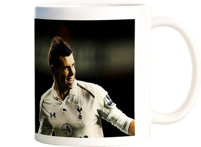 

Rangeele Inkers Gareth Bale Celebrating Ceramic Mug(300 ml), Multicolor