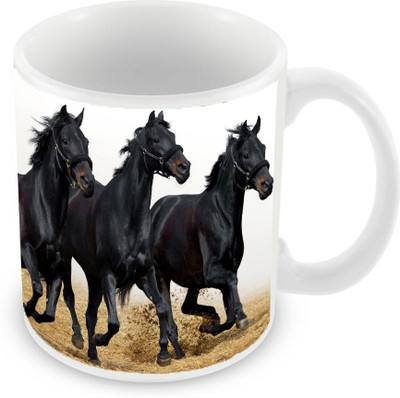 

Sleep Nature's SN-MG-1062 Ceramic Mug(350 ml), Black