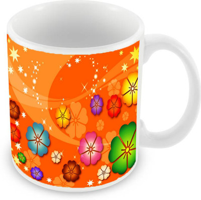

Sleep Nature's SN-MG-932 Ceramic Mug(350 ml), Orange