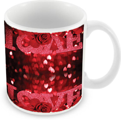 Sleep Nature's SN-MG-2623 Ceramic Mug(350 ml), Red