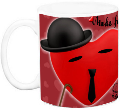 

EFW VALENTINE DAY - "Made for each other" Ceramic Mug(325 ml), Multicolor