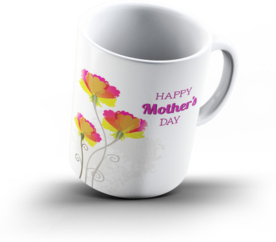 

Ucard Mothers Day425 Bone China, Ceramic, Porcelain Mug(325 ml), Multicolor