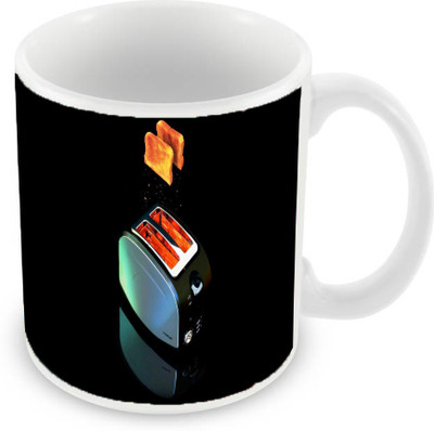 

Sleep Nature's SN-MG-765 Ceramic Mug(350 ml), Black