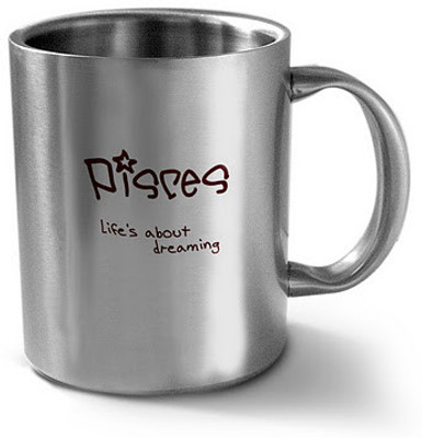 13% OFF on Hot Muggs Pisces - Personality Sunsign Stainless Steel Mug(350 ml) 13% OFF on Hot Muggs Pisces - Personality Sunsign Stainless Steel Mug(350 ml)
