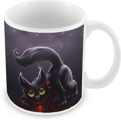 

Sleep Nature's SN-MG-1415 Ceramic Mug(350 ml), Black