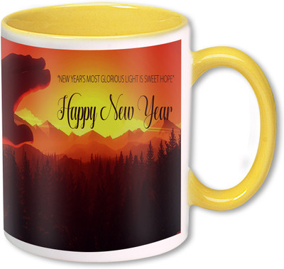 

Heyworlds new year gifts 0063 Ceramic Mug(325 ml), Multicolor