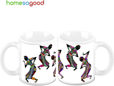 45% OFF on Homesogood Lovely Folk Dance (2s) Ceramic Mug(325 ml, Pack of 2) 45% OFF on Homesogood Lovely Folk Dance (2s) Ceramic Mug(325 ml, Pack of 2)