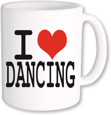 

PhotogiftsIndia I Love Dancing Ceramic Mug(325 ml)