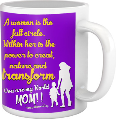 TIED RIBBONS You Are My World Mom Women'S Day Coffee Ceramic Coffee Mug(350 ml) TIED RIBBONS You Are My World Mom Women'S Day Coffee Ceramic Coffee Mug(350 ml)