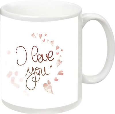 

Kappomanialoveyou Love Ceramic Mug(325 ml), Multicolor