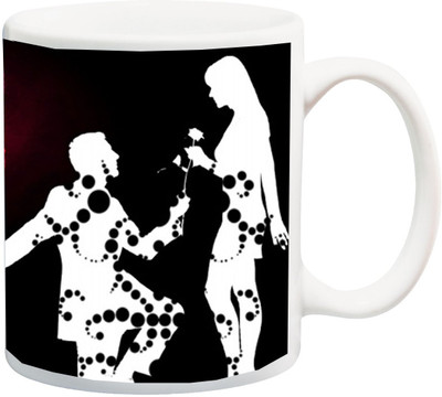 

ME&YOU Gift for Husband/Wife/Boyfriend/Girlfriend/lover;Love Printed Ceramic Mug(325 ml), Multicolor