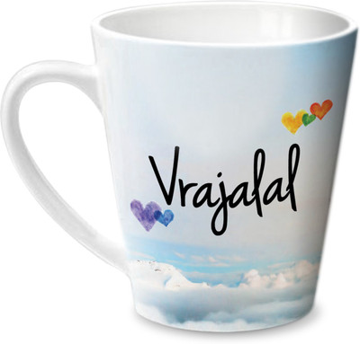 

Hot Muggs Simply Love You Vrajalal Conical Ceramic Mug(350 ml)