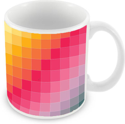 

Sleep Nature's SN-MG-2534 Ceramic Mug(350 ml), Multicolor
