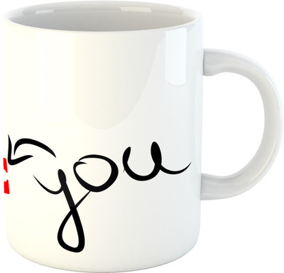 

Deeher Gifts me and you Ceramic Mug(330 ml), Multicolor