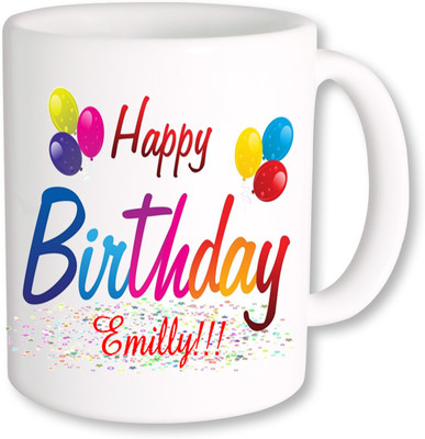 

PhotogiftsIndia Happy Birthday Gifts 35 Ceramic Mug(325 ml), Multicolor