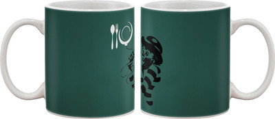 

Artifa Joker With Saucer Porcelain, Ceramic Mug(350 ml), Multicolor