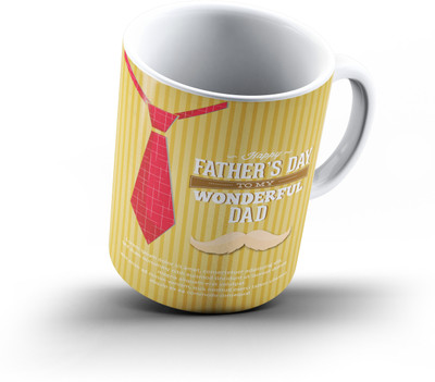 

Ucard Fathers Day488 Bone China, Ceramic, Porcelain Mug(325 ml)