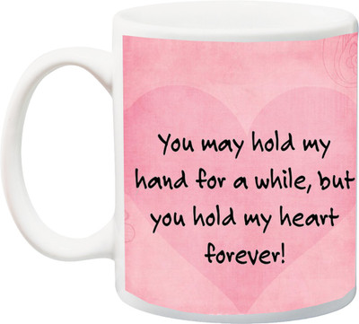 

ME&YOU Valentines Day Gift Ceramic Mug(325 ml), Multicolor