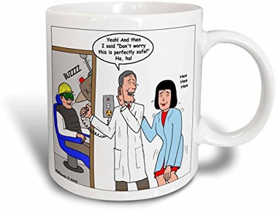 

3dRose Dentist X-Rays Ceramic, 11 oz, White Ceramic Mug(60 ml), Multicolor