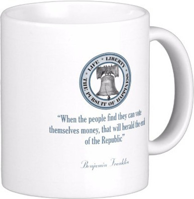 

Exoctic Silver Best Quoted Coffee 00075 Ceramic Mug(300 ml), Multicolor
