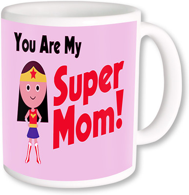 

PhotogiftsIndia super mom 02 Ceramic Mug(325 ml), Multicolor