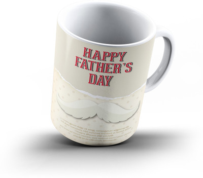 

Ucard Fathers Day493 Bone China, Ceramic, Porcelain Mug(325 ml), Multicolor