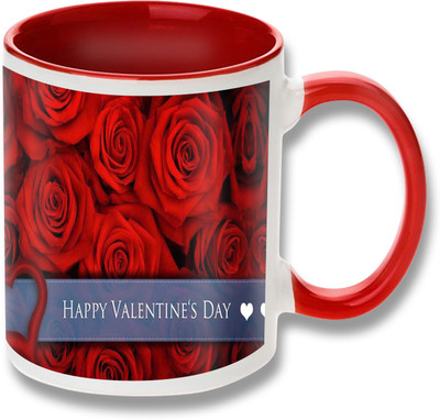 

Heyworlds happy valentine day gifts 0023 Ceramic Mug(325 ml), Multicolor