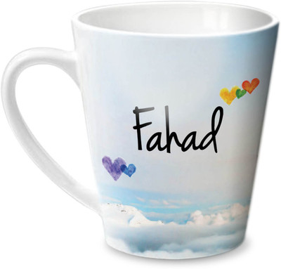 

Hot Muggs Simply Love You Fahad Conical Ceramic Mug(350 ml)
