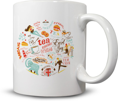 

Ackme Design Morning Ceramic Mug(325 ml), Multicolor