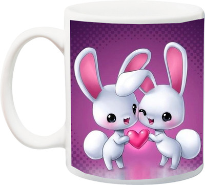 

ME&YOU Gift for Husband,Wife,Boyfriend,Girlfriend,Bestfriend on Valentines Day Ceramic Mug(325 ml), Multicolor