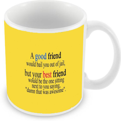 

Sleep Nature's SN-MG-1211 Ceramic Mug(350 ml), Yellow