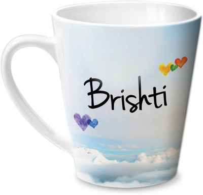 

Hot Muggs Simply Love You Brishti Conical Ceramic Mug(350 ml)