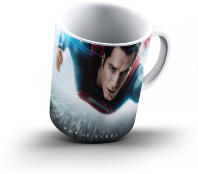 

Ucard Man Of Steel979 Bone China, Ceramic, Porcelain Mug(325 ml), Multicolor