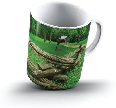 Ucard Landscape832816 Bone China, Ceramic, Porcelain Mug(325 ml)