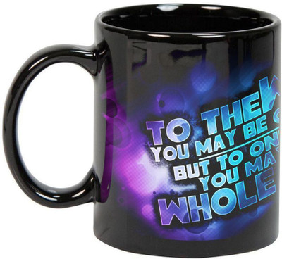 

Prithish To One Person You May Be The World Black Ceramic Mug(330 ml), Multicolor
