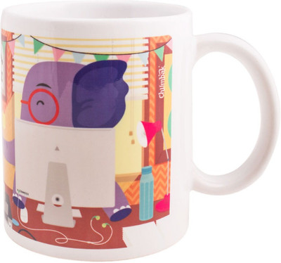 

Chumbak MG213 Ceramic Mug(300 ml, Pack of 151), Multicolor