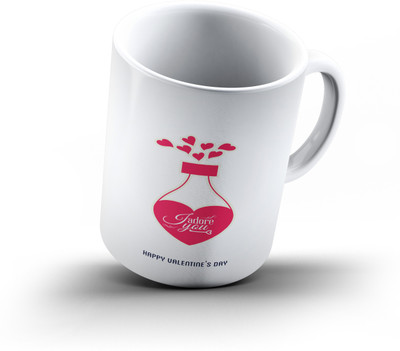 

Ucard Valentines Day Love644 Bone China, Ceramic, Porcelain Mug(325 ml), Multicolor
