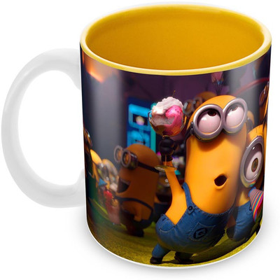 

Tuelip SK_Gp-IC-MinionsParty Ceramic Mug(350 ml), Multicolor