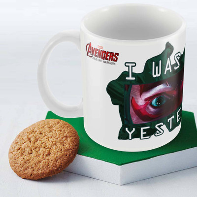 

Posterboy I Was Born Yesterday - Avengers Officially Licensed (Pack Of 1) Ceramic Mug(350 ml), Multicolor