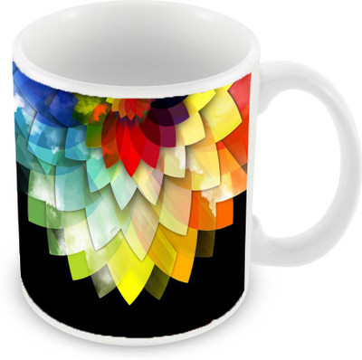 

Sleep Nature's SN-MG-937 Ceramic Mug(350 ml), Multicolor