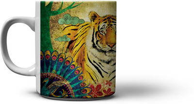 

The Indian Powerful Coffee Ceramic Mug, Multicolor