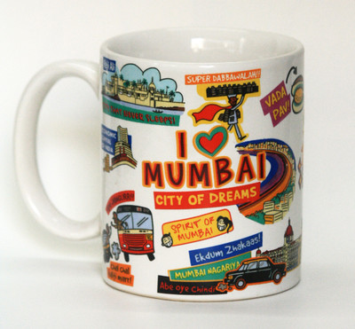 

Eco Corner Mumbai Ceramic Ceramic Mug, White