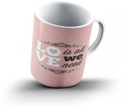 

Ucard Valentines Day Love658 Bone China, Ceramic, Porcelain Mug(325 ml)
