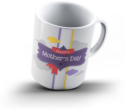 

Ucard Mothers Day409 Bone China, Ceramic, Porcelain Mug(325 ml), Multicolor
