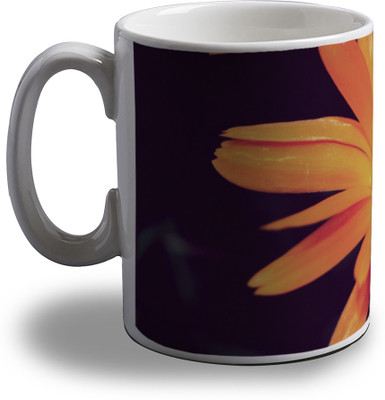 

Artifa Amazing Yellow Flower Porcelain, Ceramic Mug(350 ml), Multicolor