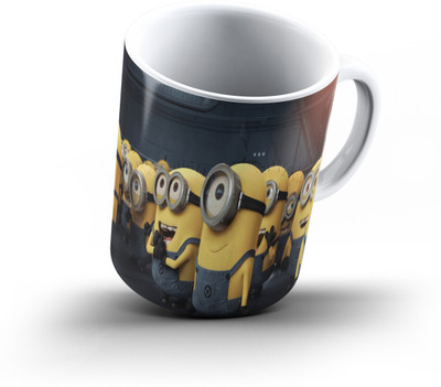 

Ucard Minions956 Bone China, Ceramic, Porcelain Mug(325 ml), Multicolor