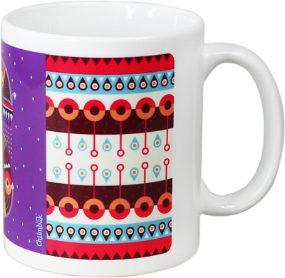 

Chumbak MG41 Ceramic Mug(300 ml), Multicolor